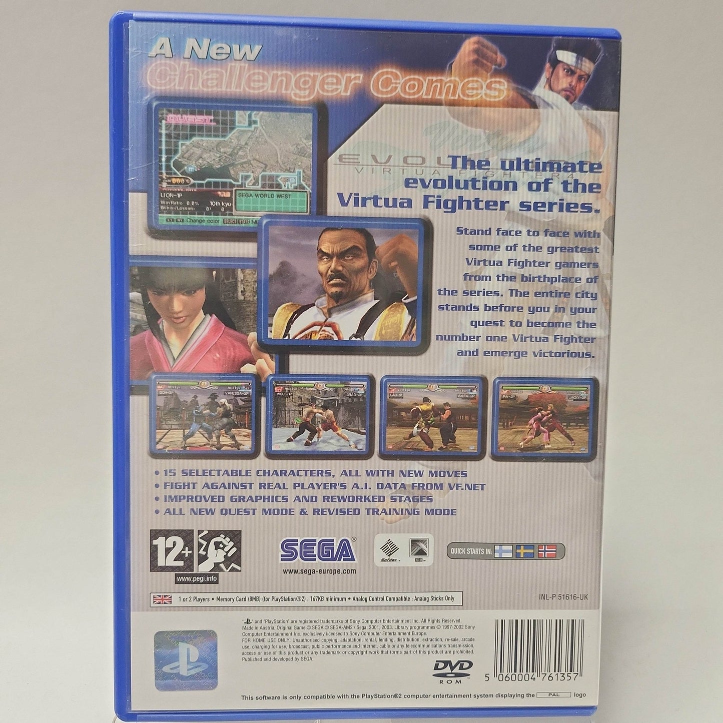 Virtua Fighter 4 Evolution Playstation 2 - Feniks Gameshop