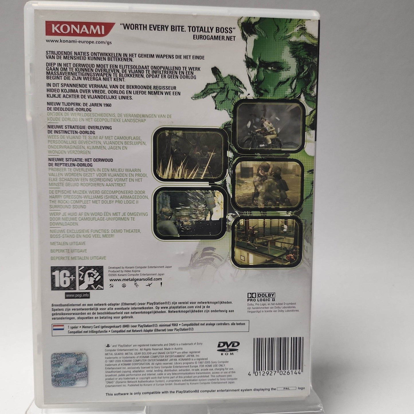 Metal Gear Solid 3 Snake Eater Playstation 2 - Feniks Gameshop