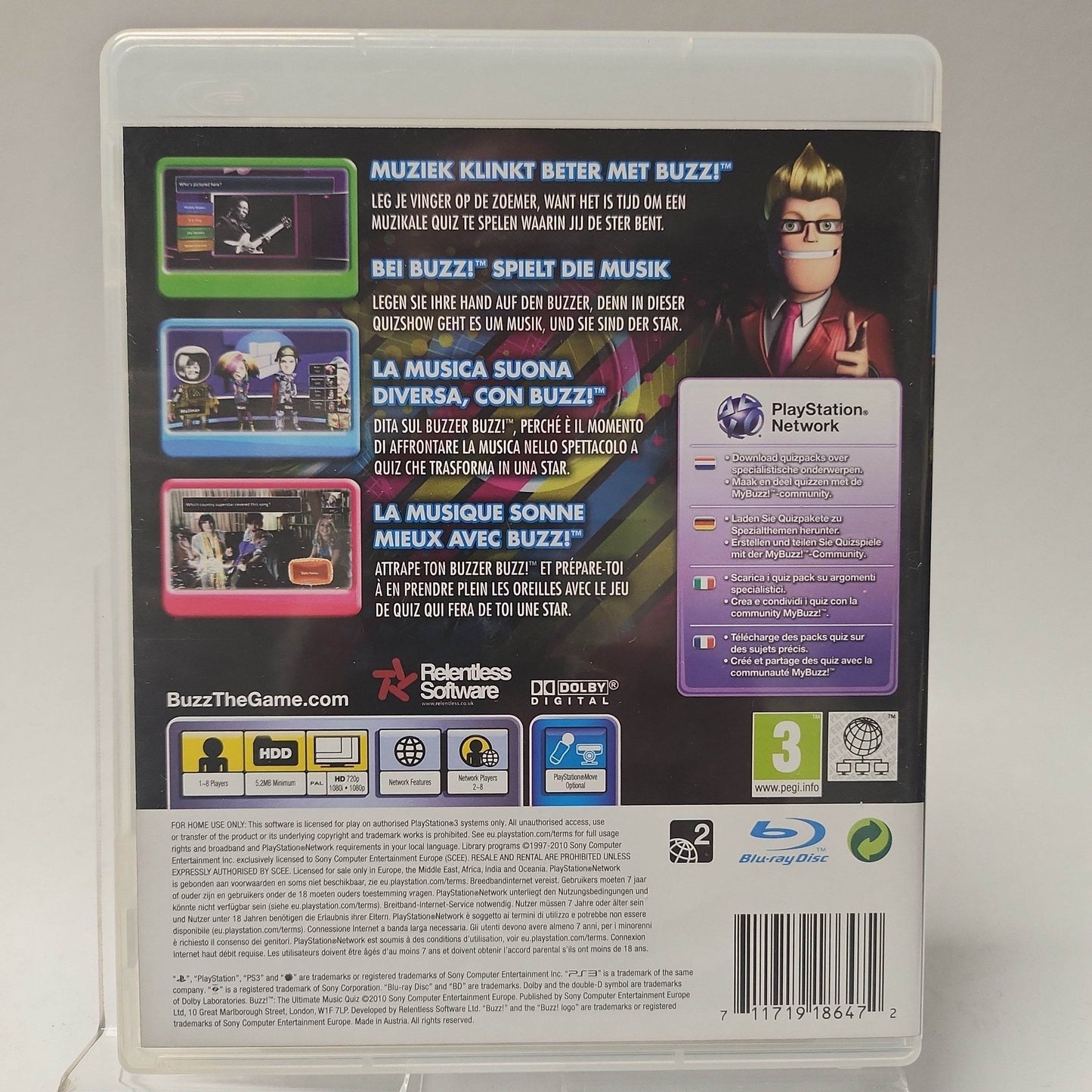 Buzz! the Ultimate Music Quiz Playstation 3 - Feniks Gameshop