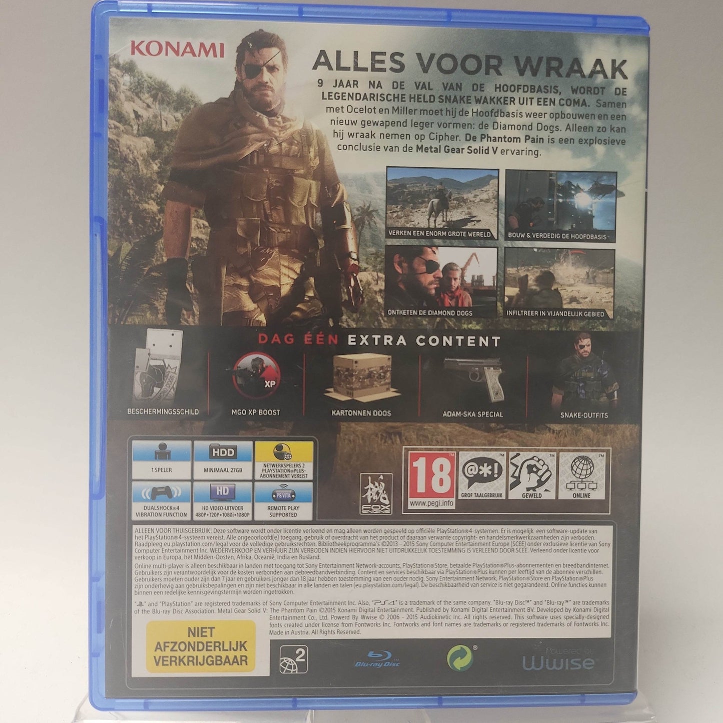 Metal Gear Solid V the Phantom Pain Playstation 4 - Feniks Gameshop