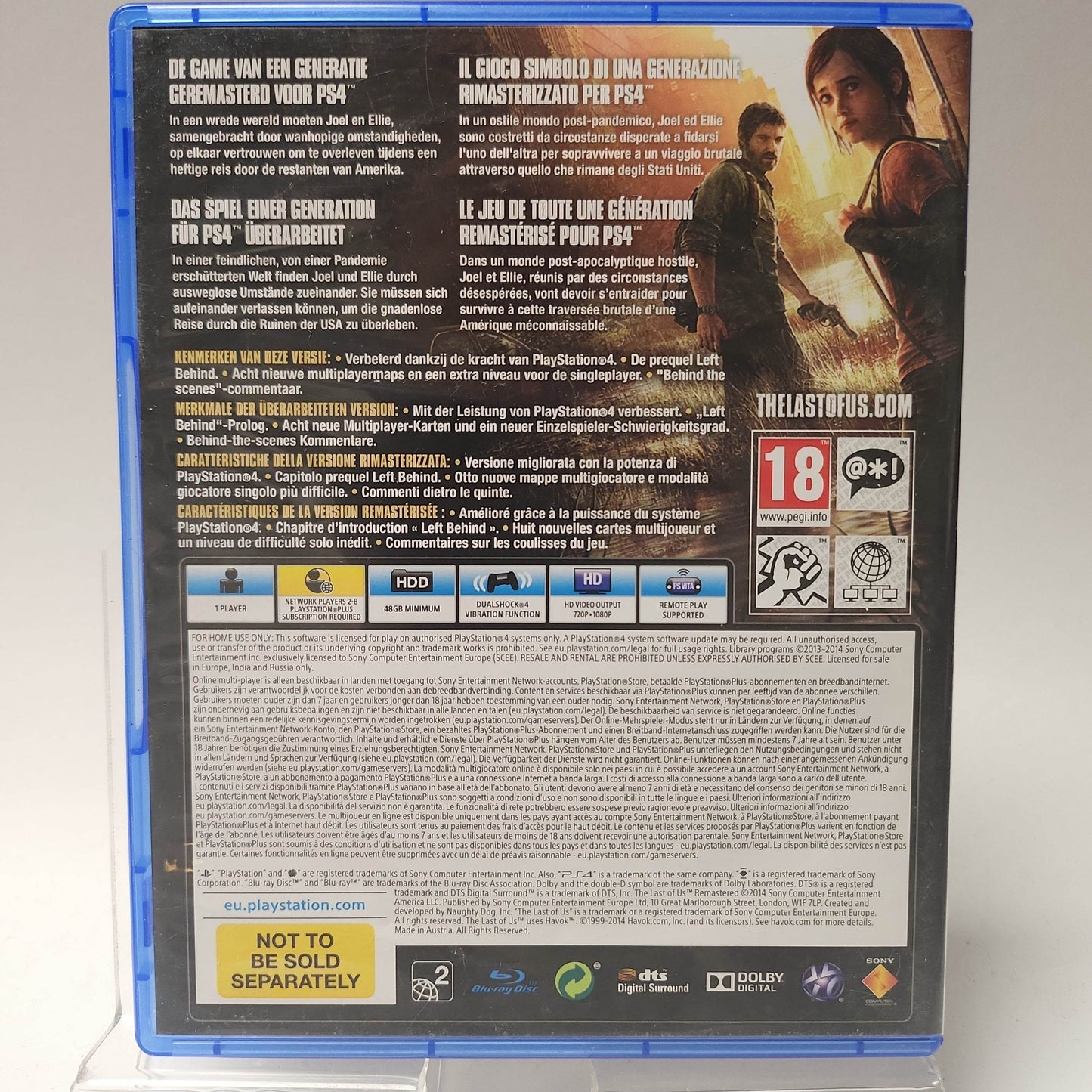 Last of Us Remastered Playstation 4 - Feniks Gameshop