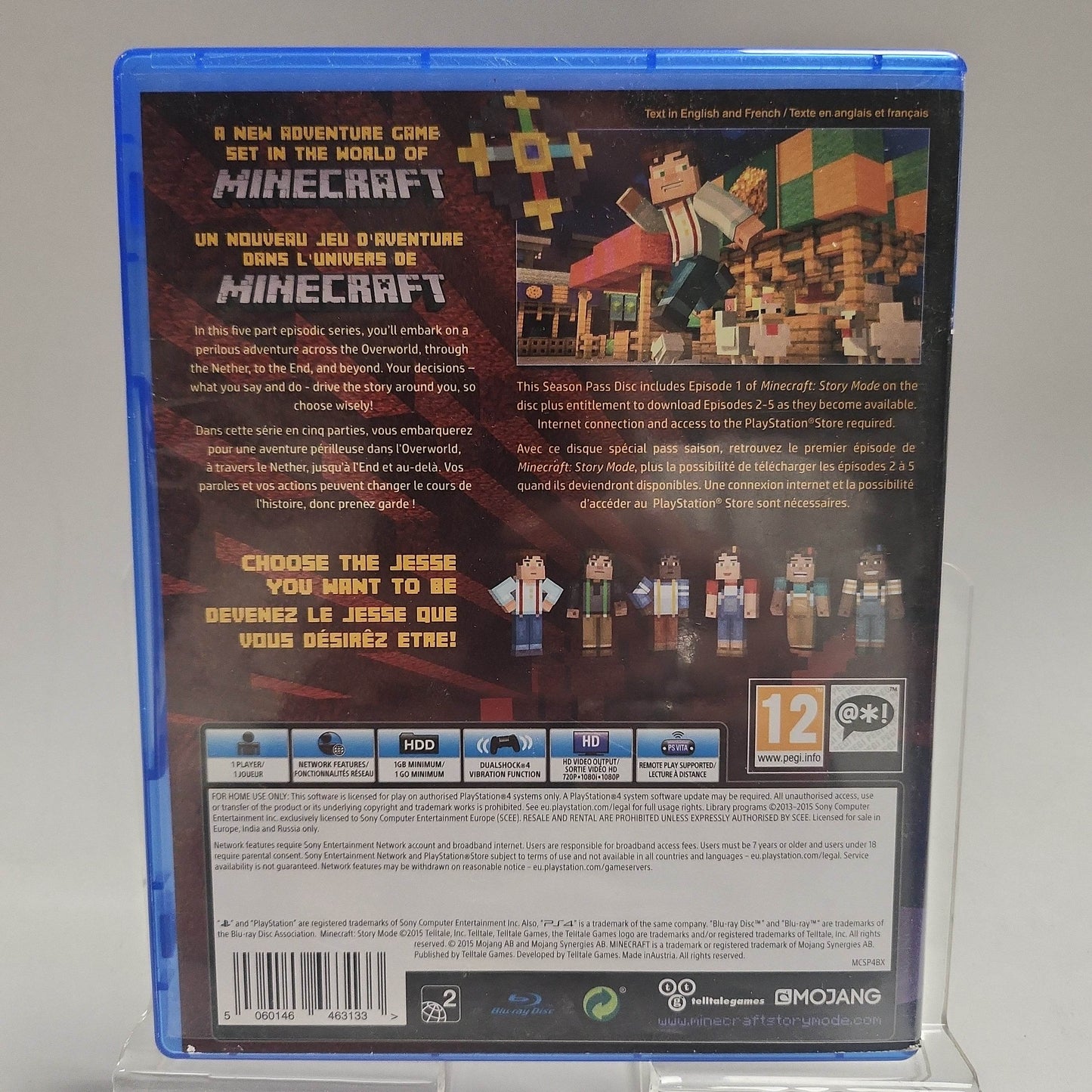Minecraft Story Mode Playstation 4 - Feniks Gameshop