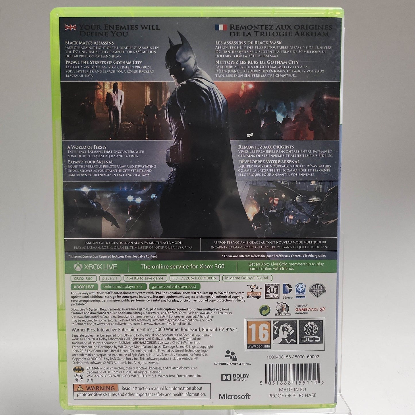 Batman Arkham Origins Xbox 360 - Feniks Gameshop