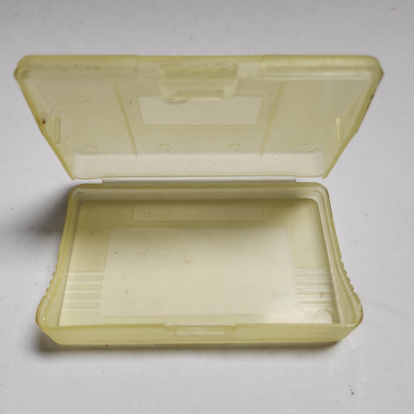 Travelcase/ Opberghoes Transparant Yellow Game Boy Advance - Feniks Gameshop