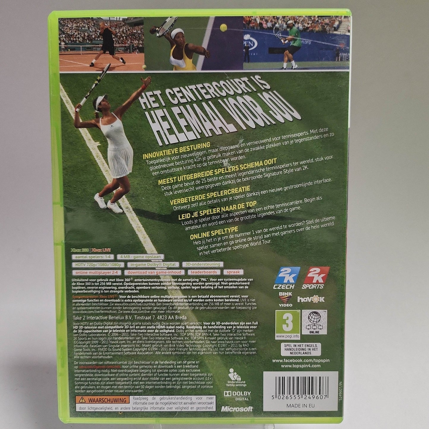 TopSpin 4 Xbox 360 - Feniks Gameshop