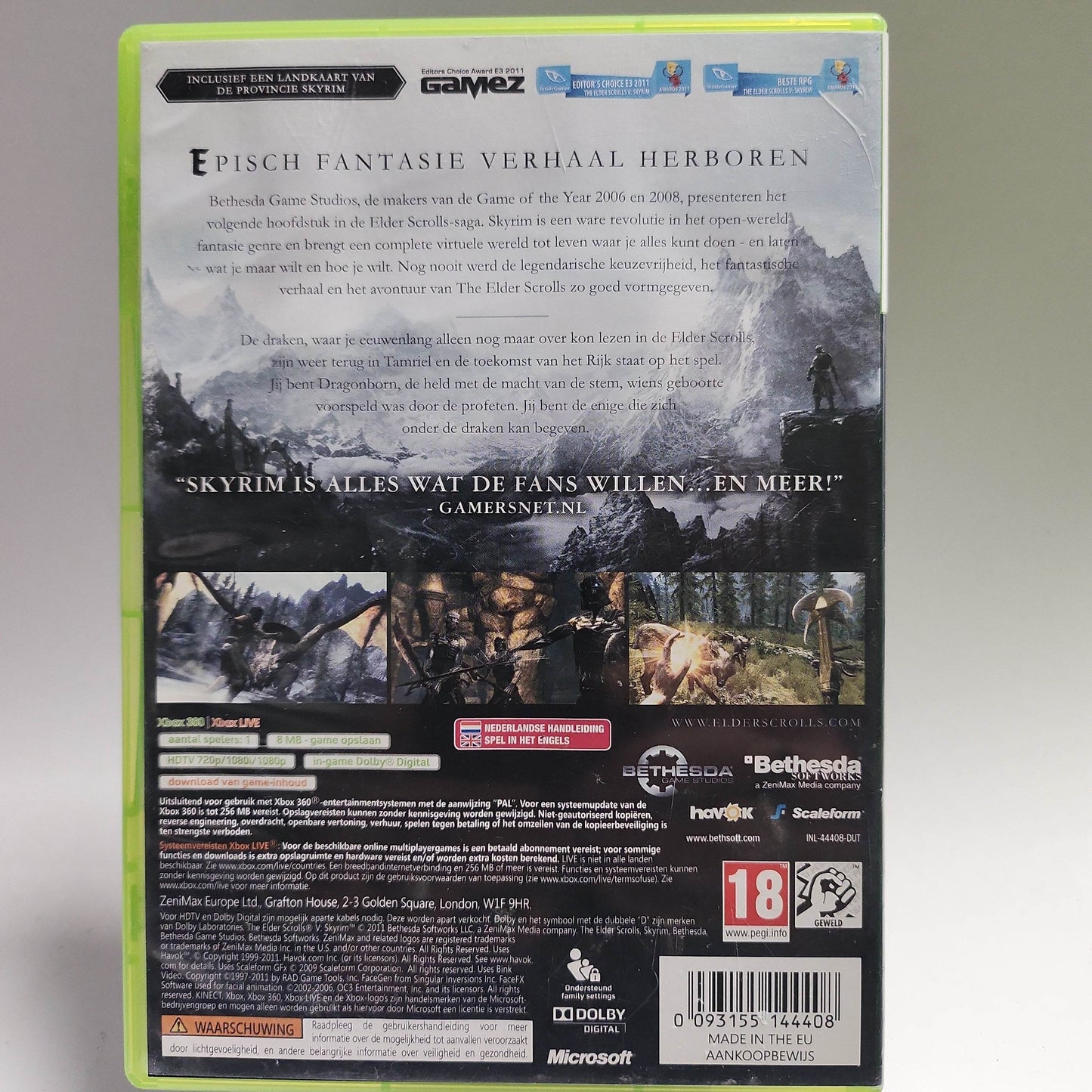 Elder Scrolls V Skyrim (No Map) Xbox 360 - Feniks Gameshop