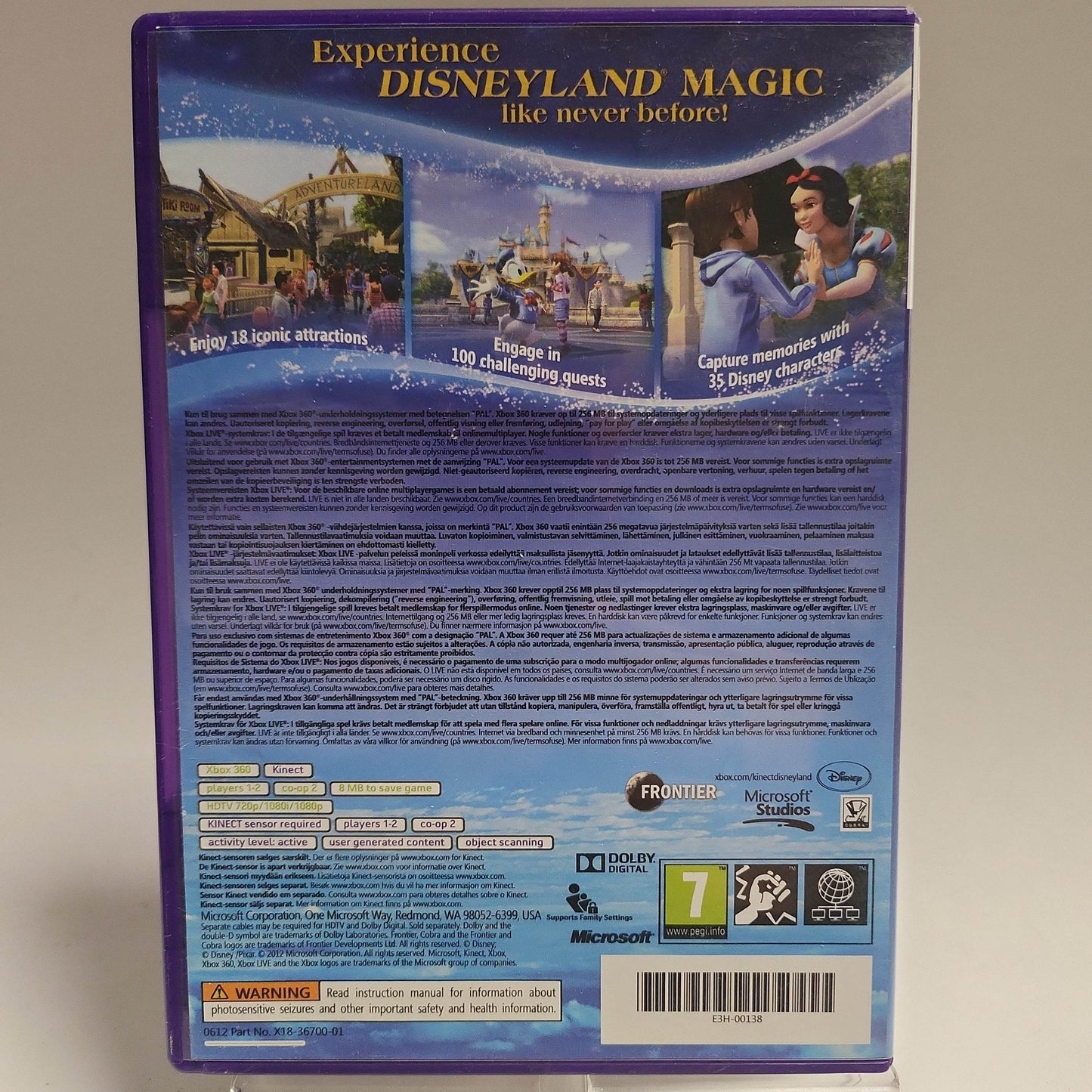 Kinect Disneyland Adventures Xbox 360 - Feniks Gameshop