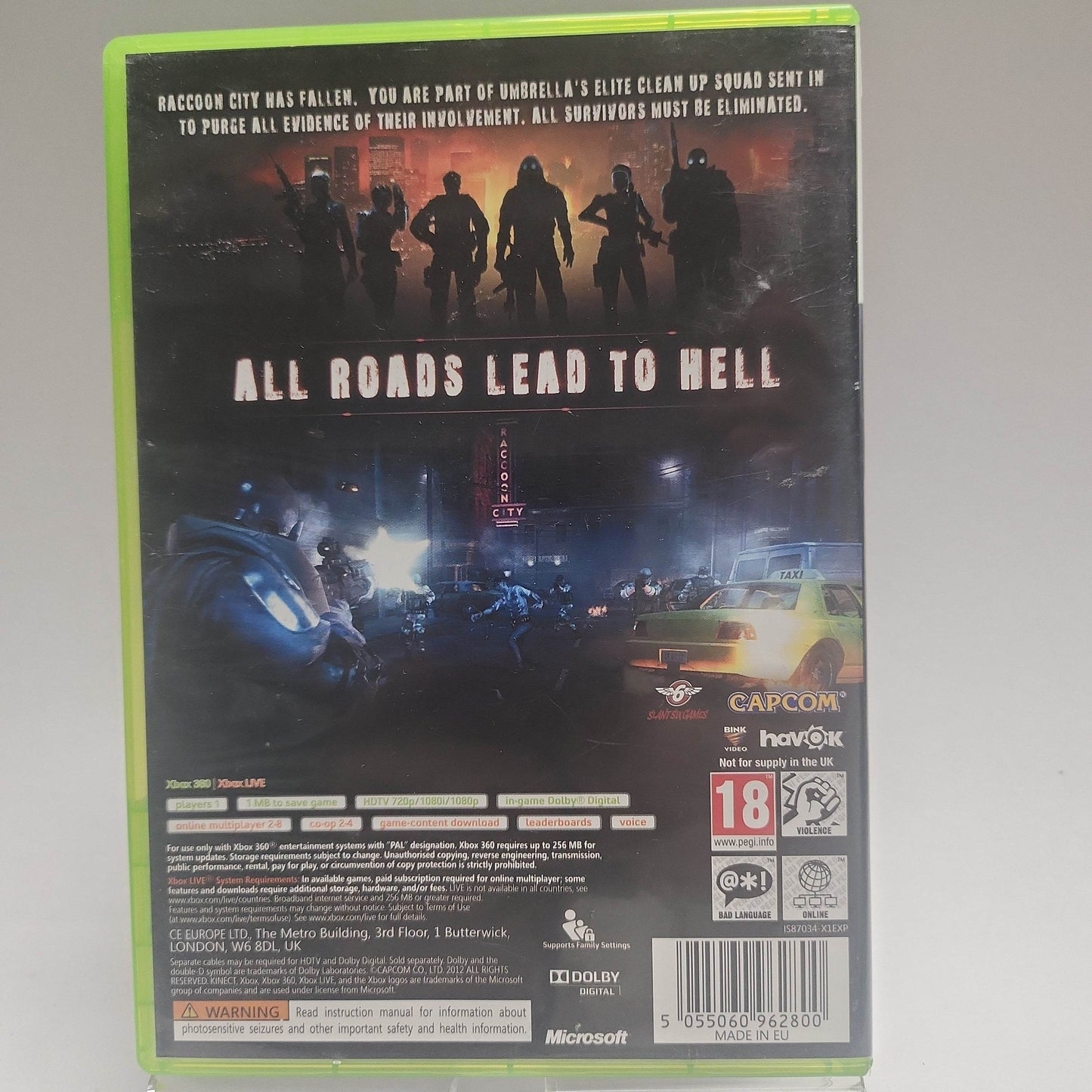 Resident Evil Operation Raccoon City Xbox 360 - Feniks Gameshop