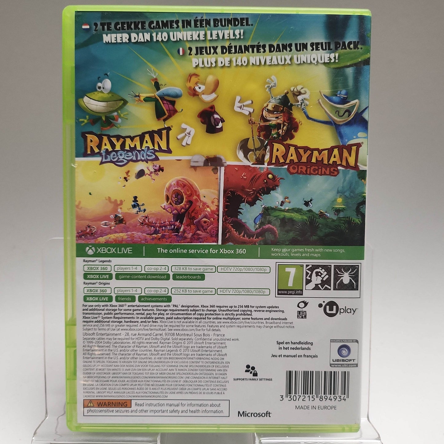 Rayman Legends + Rayman Origins Double Pack Classics Xbox 360 - Feniks Gameshop