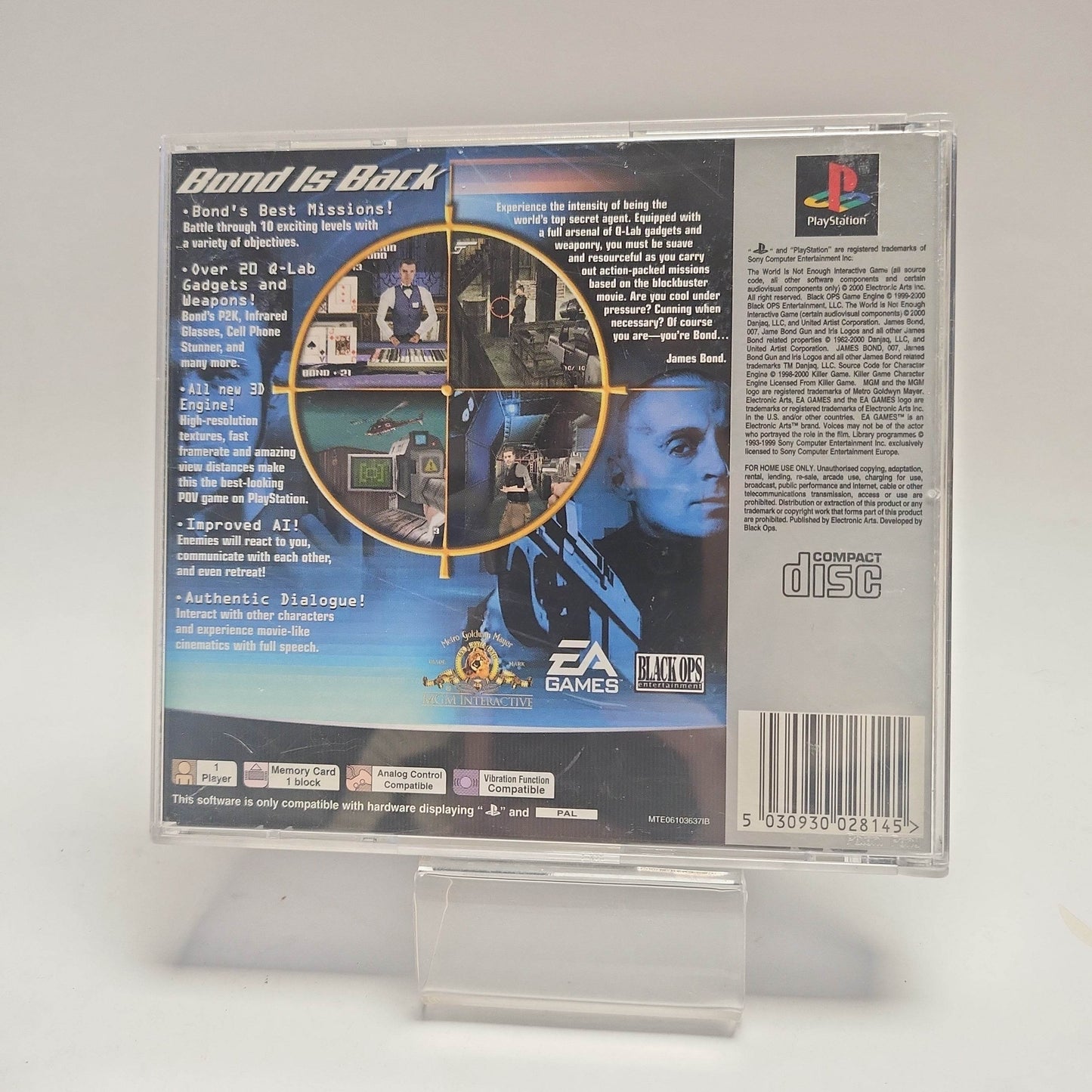 World Is Not Enough Platinum Playstation 1 - Feniks Gameshop