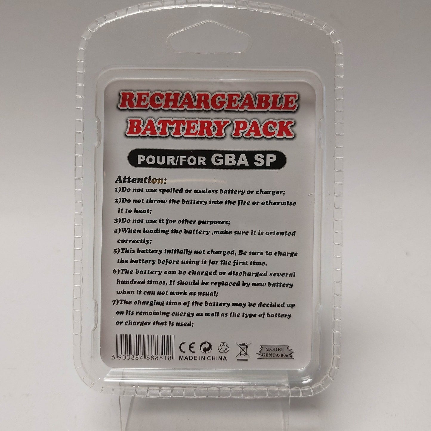 Battery Pack For GBA SP - Feniks Gameshop