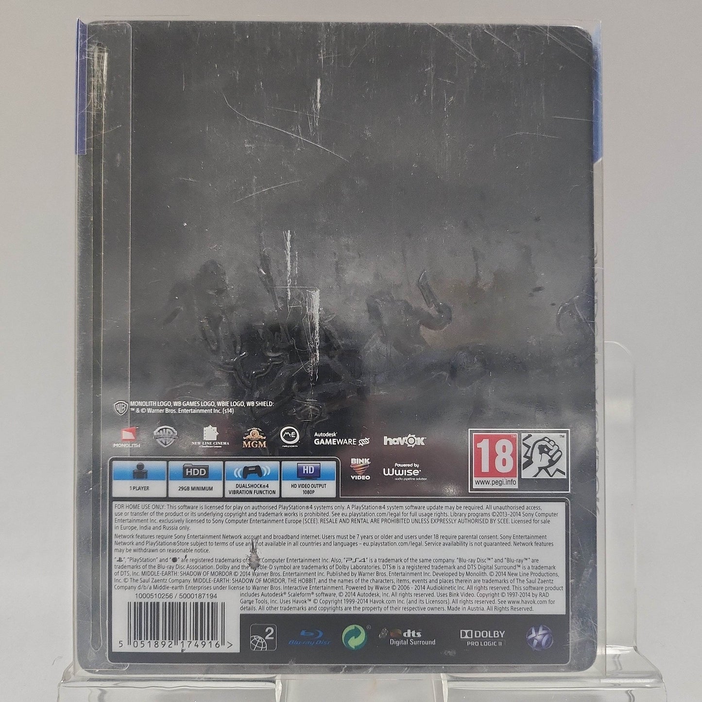 Shadow of Mordor Steelcase Playstation 4 - Feniks Gameshop