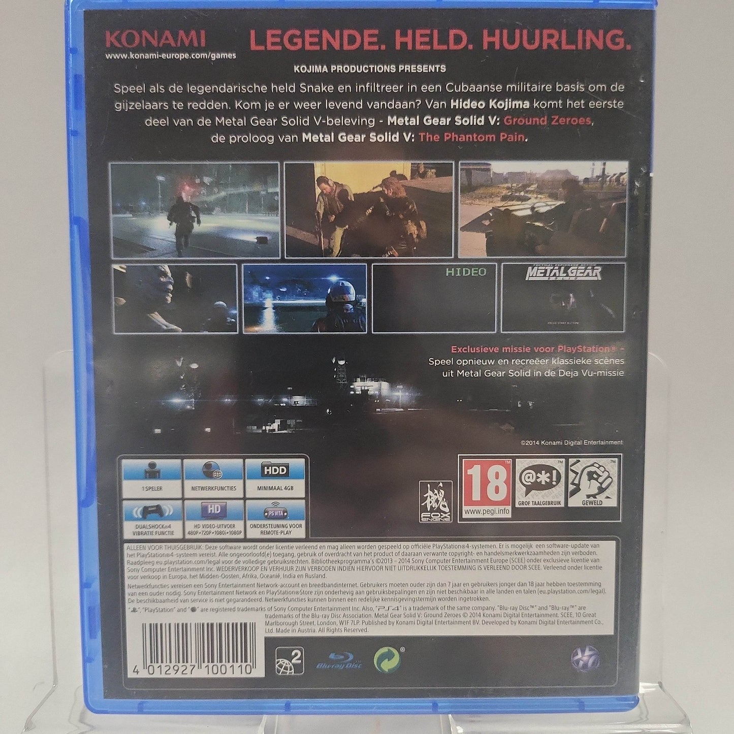 Metal Gear Solid V Ground Zeroes Playstation 4 - Feniks Gameshop