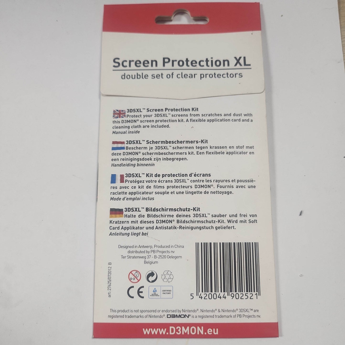 Geseald Demon Screen Protection XL Nintendo 3DS - Feniks Gameshop