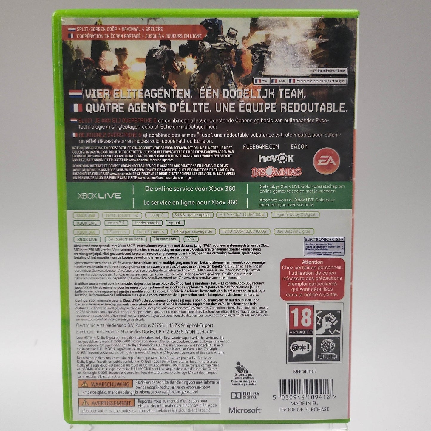 Fuse (No Book) Xbox 360 - Feniks Gameshop