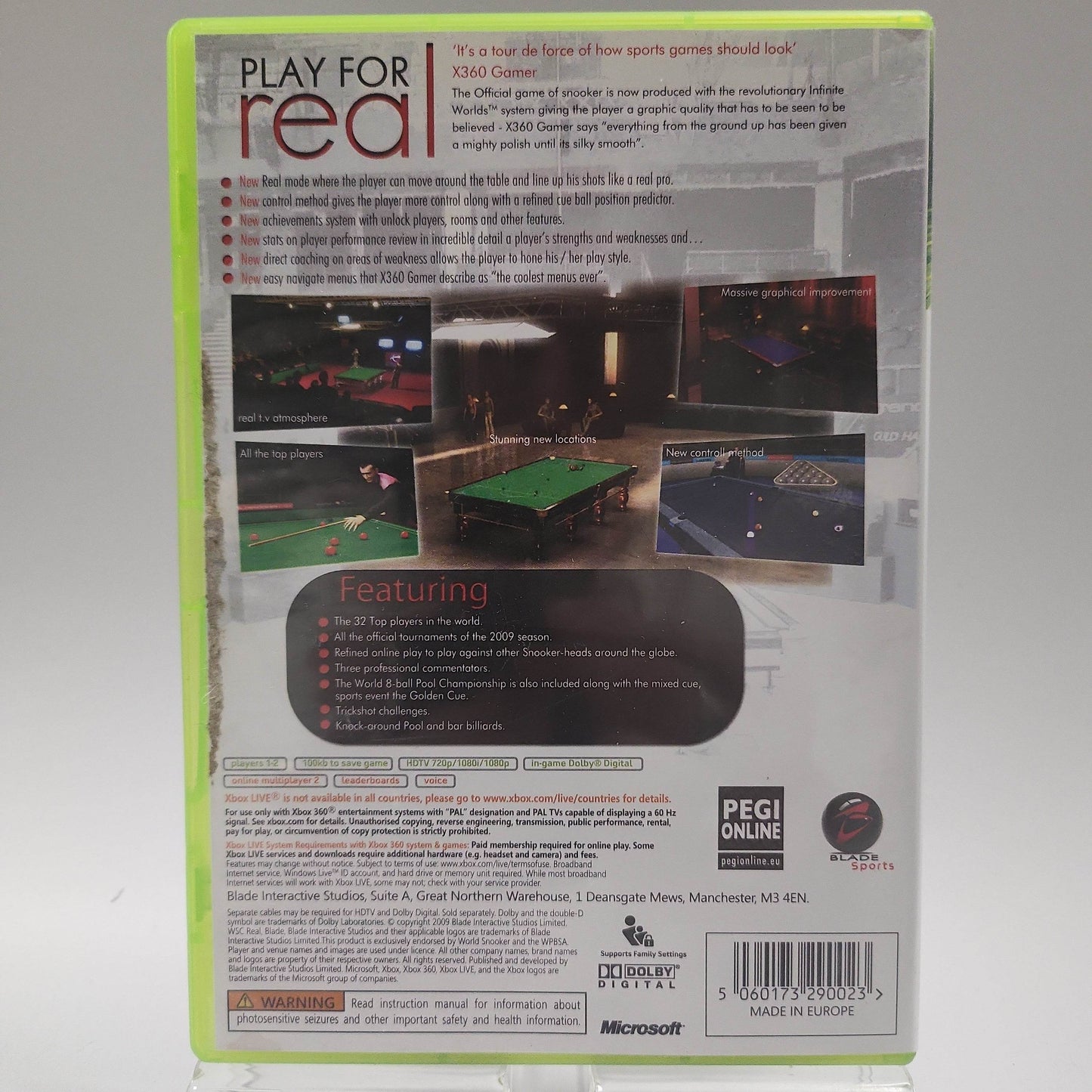 WSC Real 09 Xbox 360 - Feniks Gameshop
