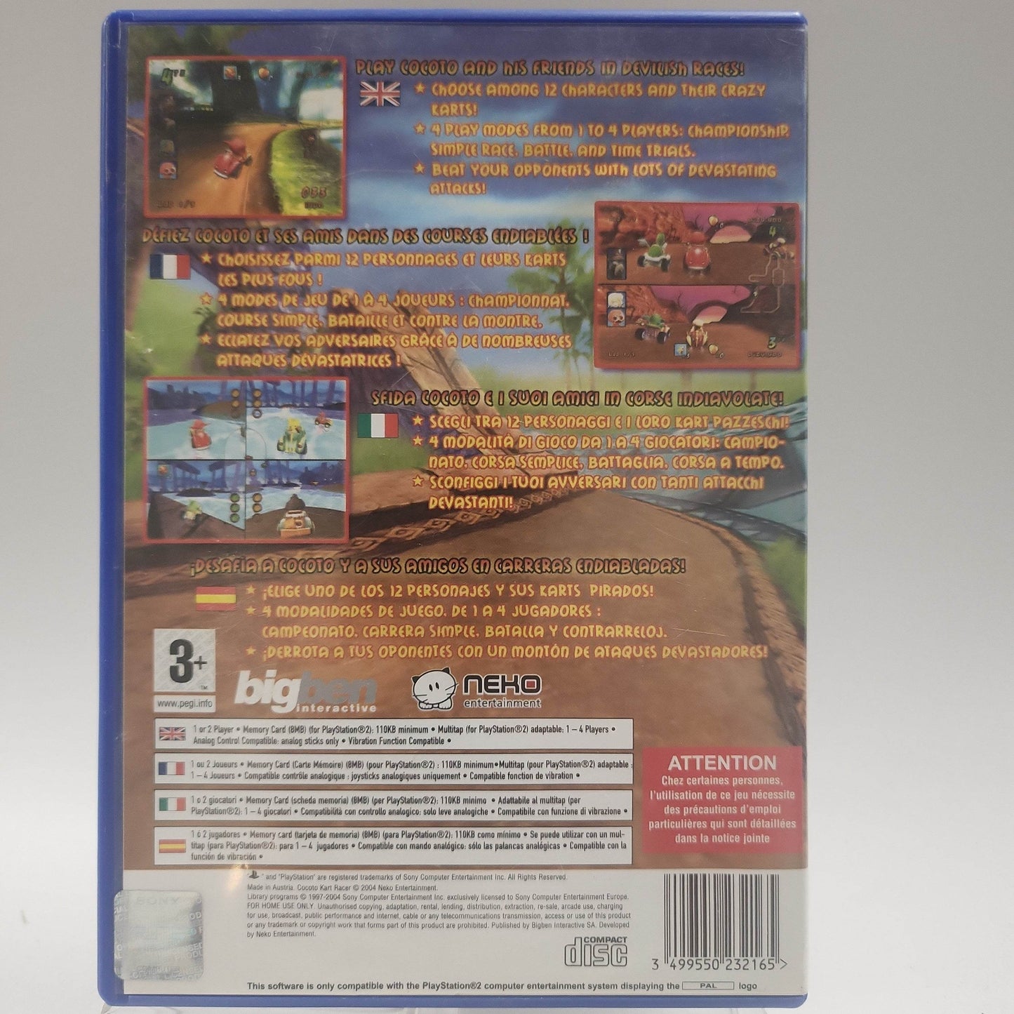 Cocoto Kart Racer Playstation 2 - Feniks Gameshop