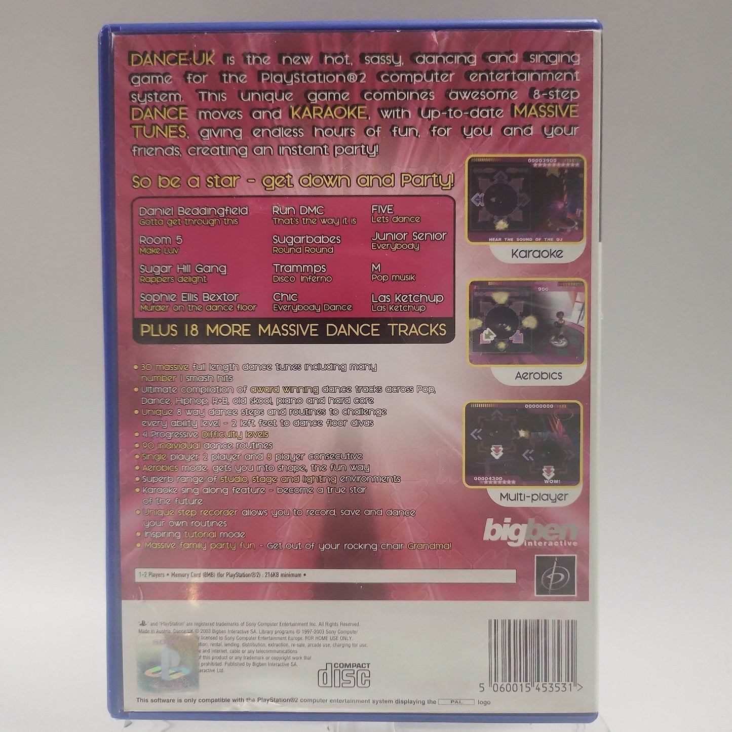 Dance UK (No Book) Playstation 2 - Feniks Gameshop