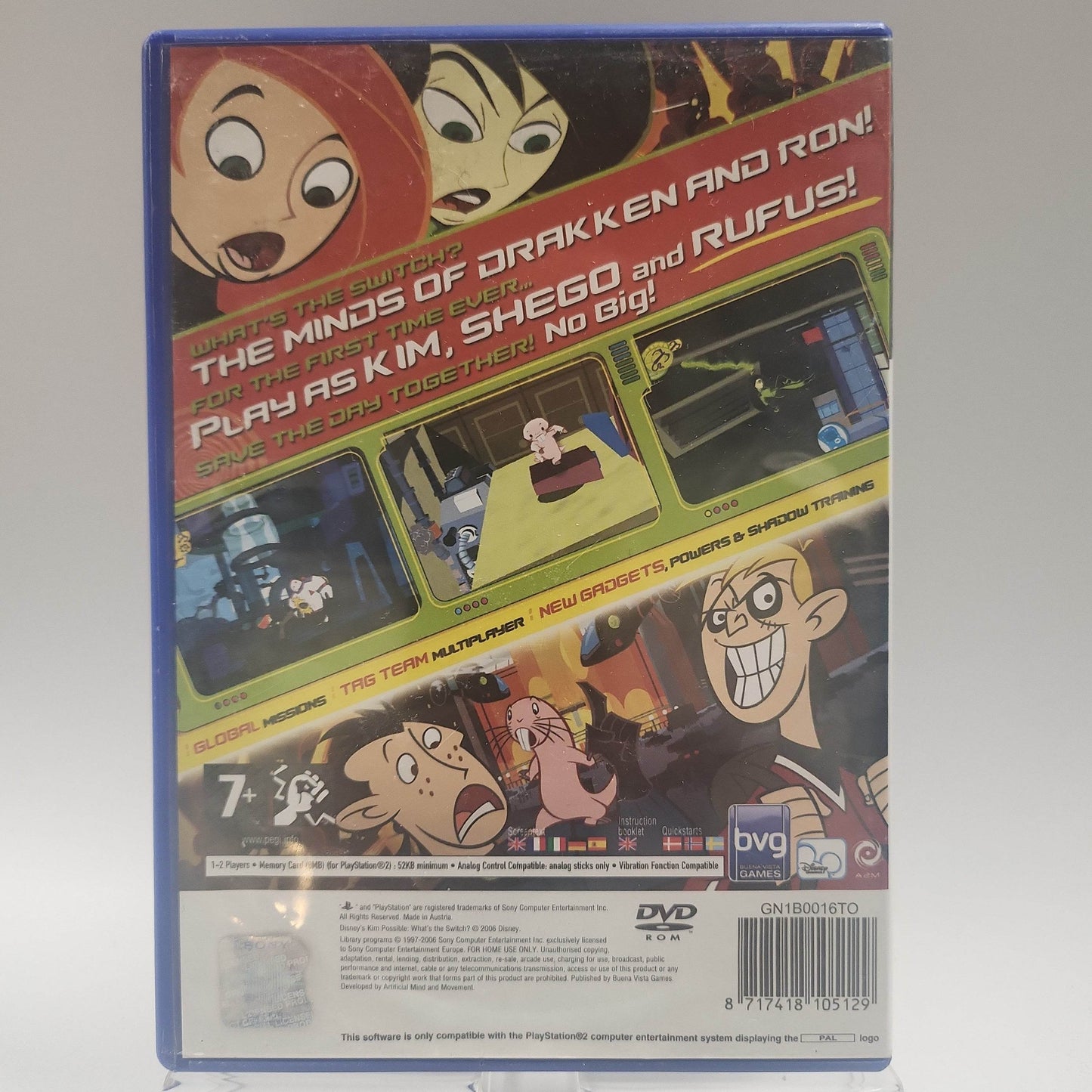 Disney's Kim Possible What's the Switch Playstation 2 - Feniks Gameshop