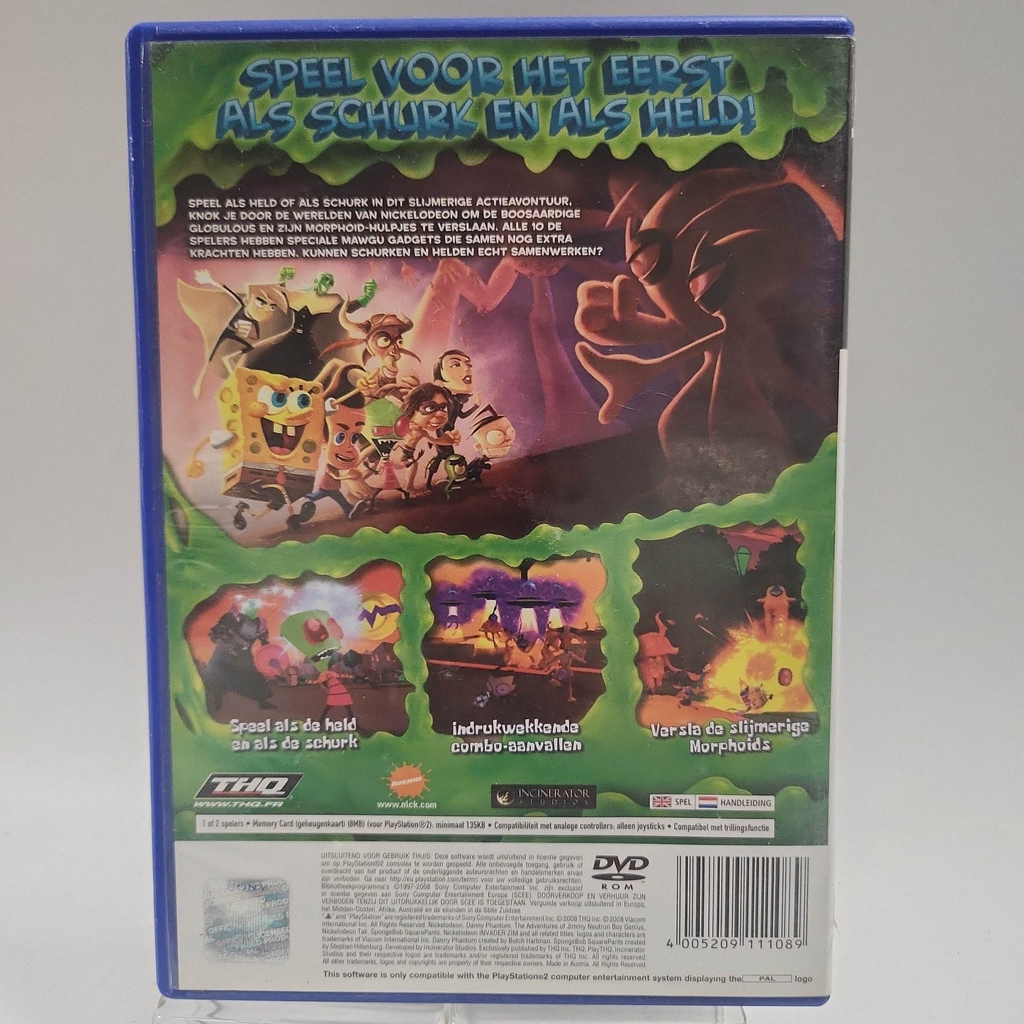 SpongeBob SquarePants Nickelodeon Helden de Strijd tegen Slijm PS2 - Feniks Gameshop