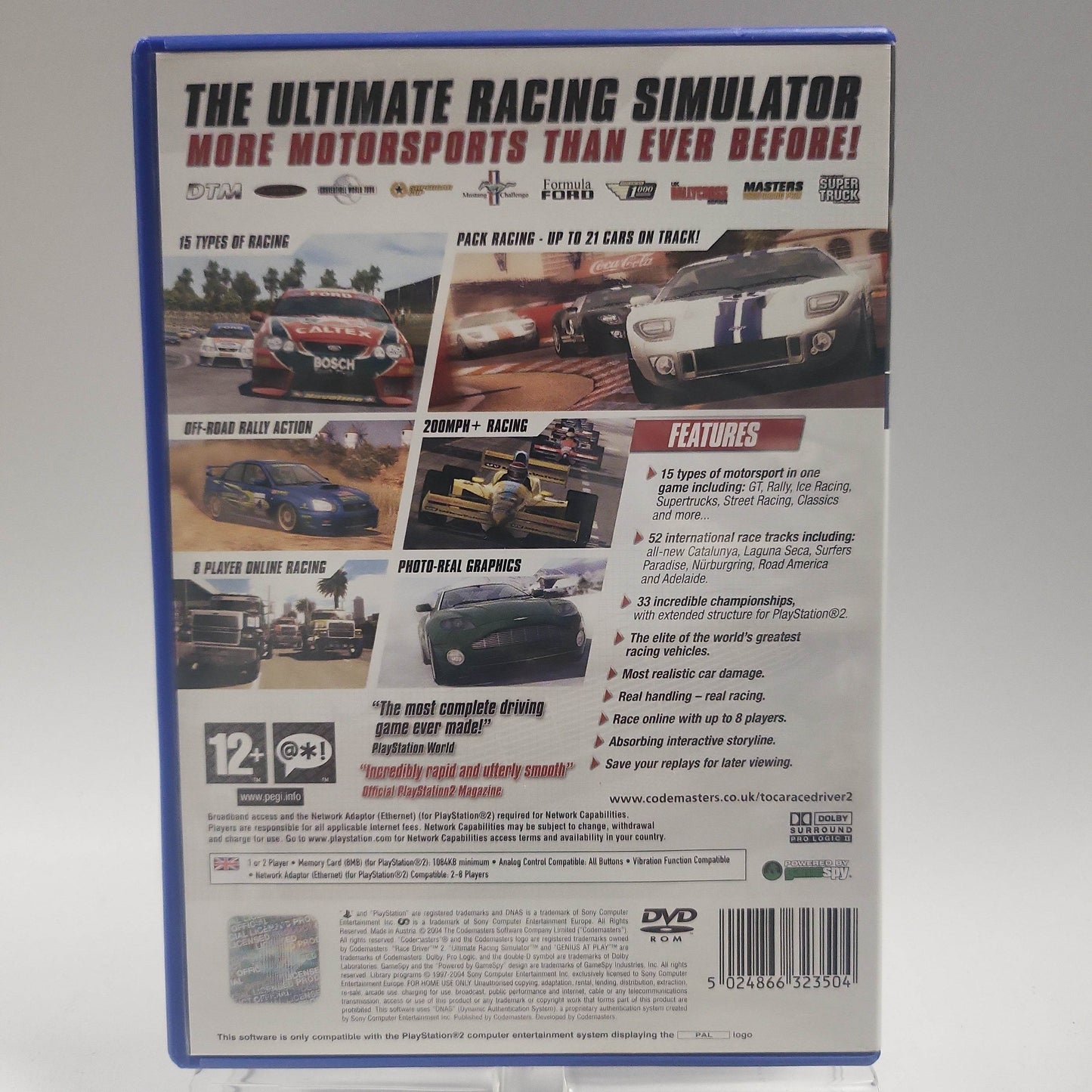 Toca Race Driver 2 (No Book) Playstation 2 - Feniks Gameshop