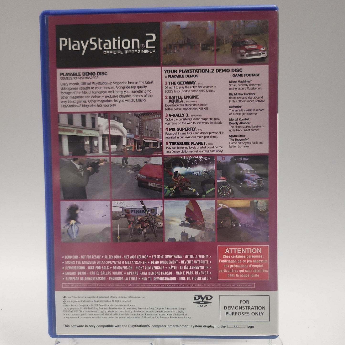 Ops2m Demo 28/Eur Playstation 2 - Feniks Gameshop
