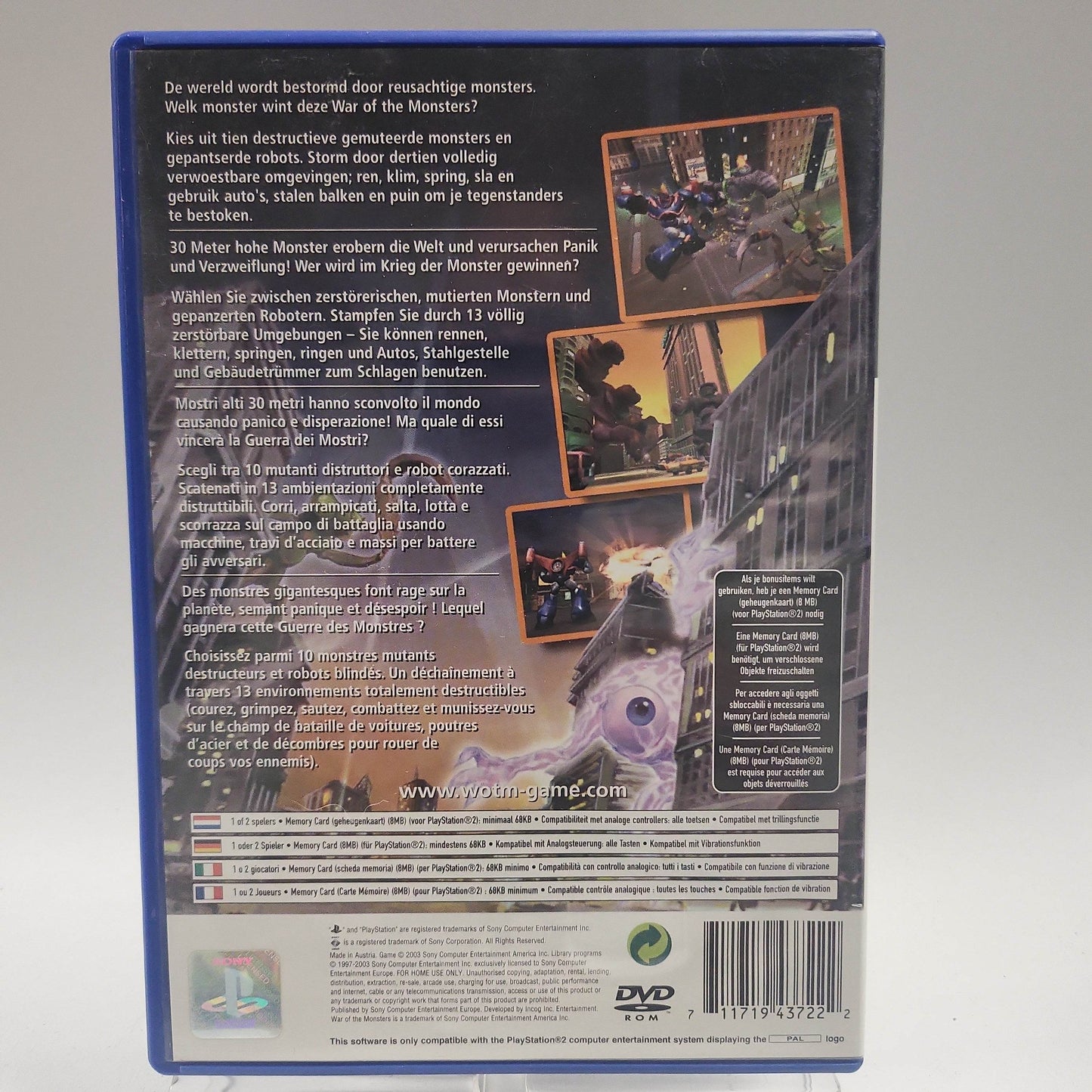 War of the Monsters Playstation 2 - Feniks Gameshop