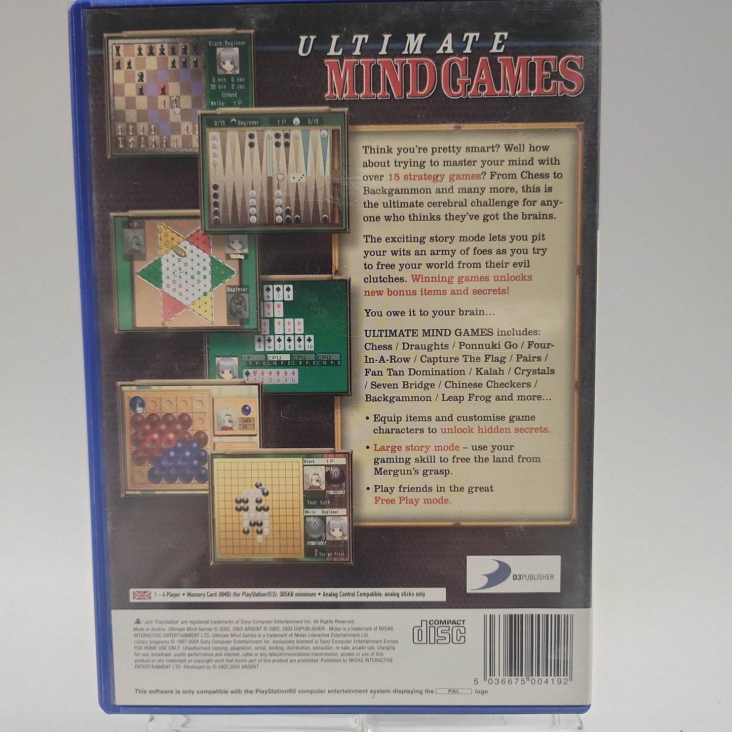 Ultimate Mind Games Playstation 2 - Feniks Gameshop
