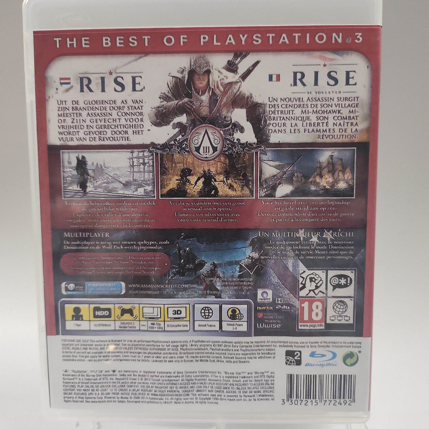 Assassin's Creed III Essentials (Copy Cover) Playstation 3 - Feniks Gameshop