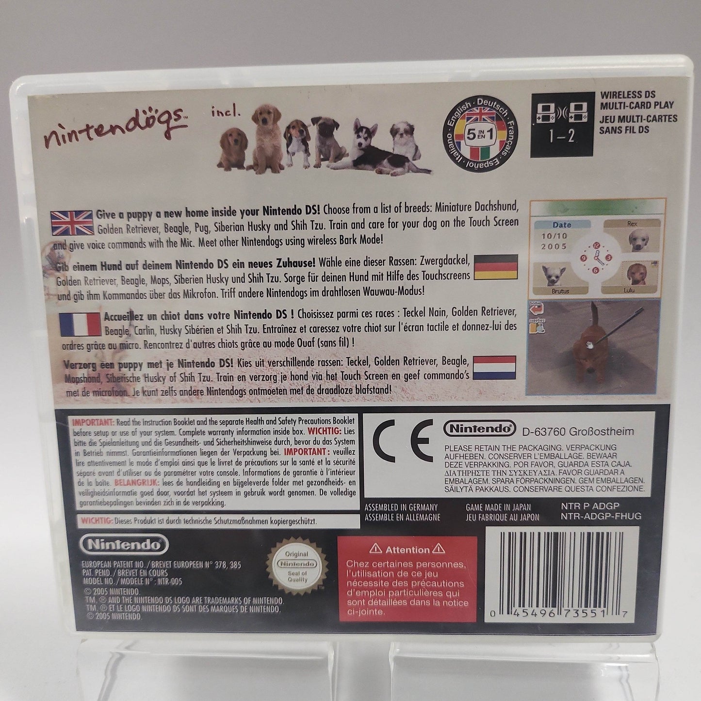 Nintendogs Dachshund & Friends (No Book) Nintendo DS - Feniks Gameshop