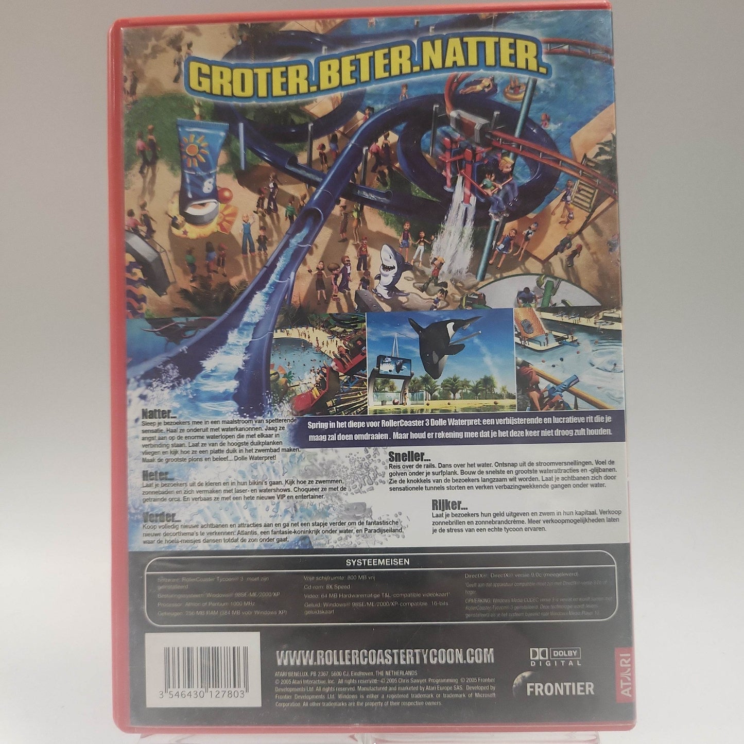 Rollercoaster Tycoon 3 Dolle Waterpret (No Book) PC - Feniks Gameshop