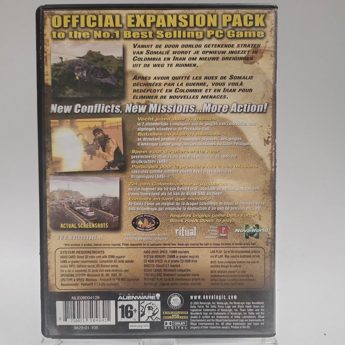 Delta Force Black Hawk Down Team Sabre Expansion (No Book) PC - Feniks Gameshop
