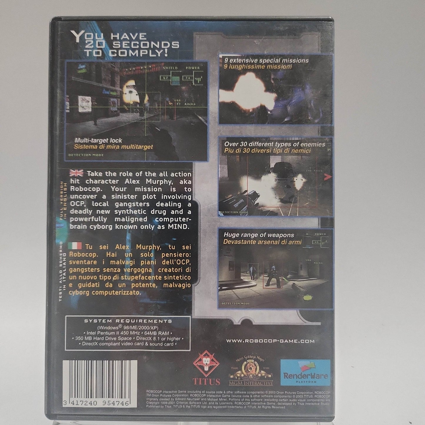 Robocop (No Book) PC - Feniks Gameshop