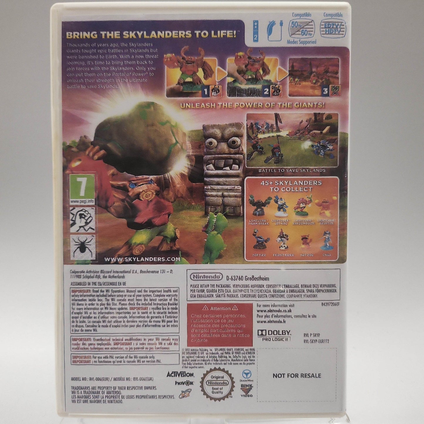 Skylanders Giants (Copy Cover) Nintendo Wii - Feniks Gameshop