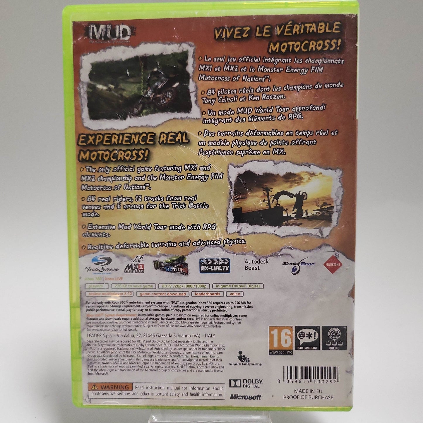 MUD Fim Motocross World Championship Xbox 360 - Feniks Gameshop
