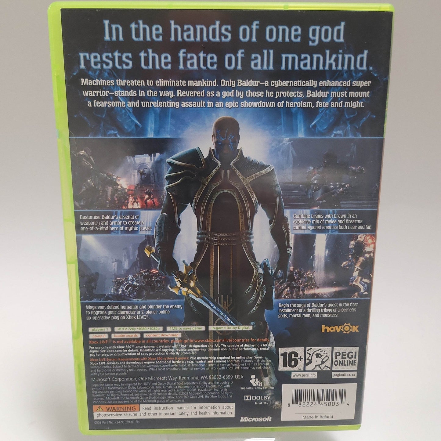 Too Human Xbox 360 - Feniks Gameshop