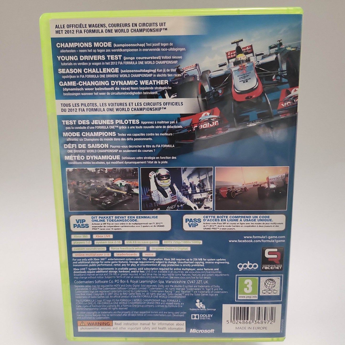 F1 2012 Xbox 360 - Feniks Gameshop