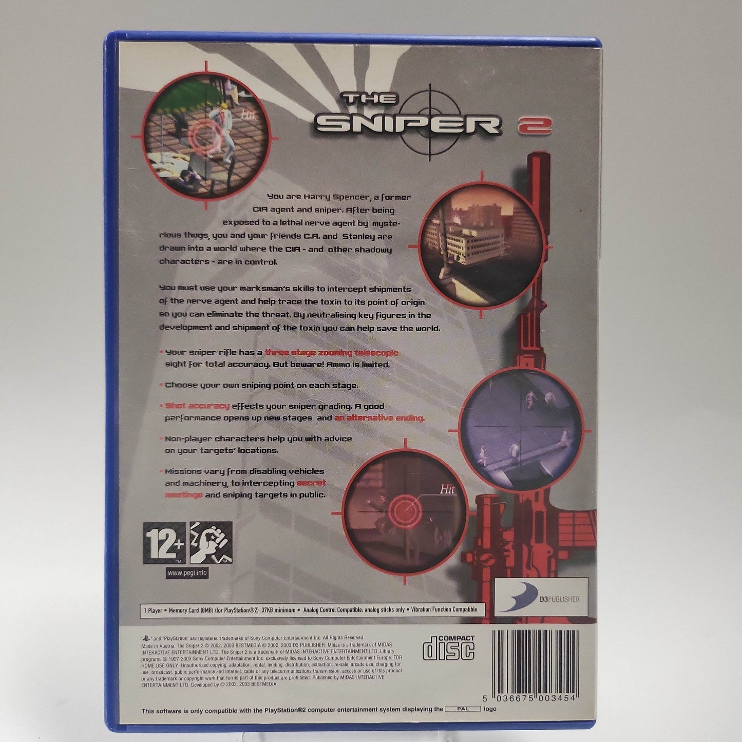 Sniper 2 Playstation 2 - Feniks Gameshop