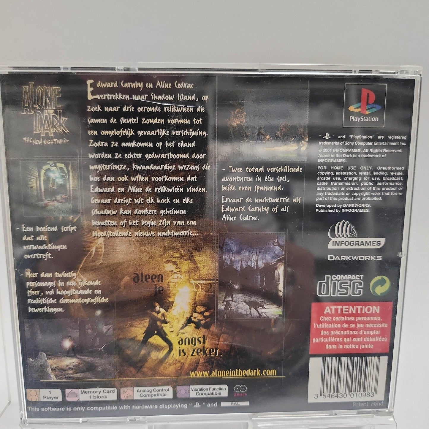 Alone in the Dark the New Nightmare Playstation 1 - Feniks Gameshop