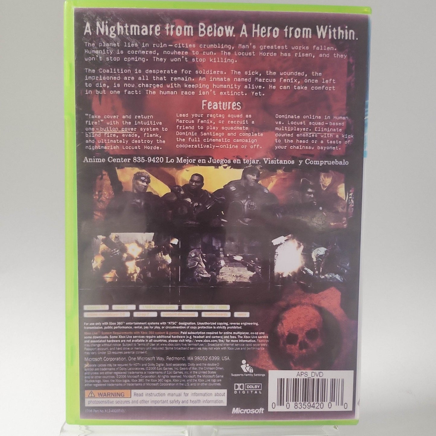 Gears of War (Copy Cover) Xbox 360 - Feniks Gameshop