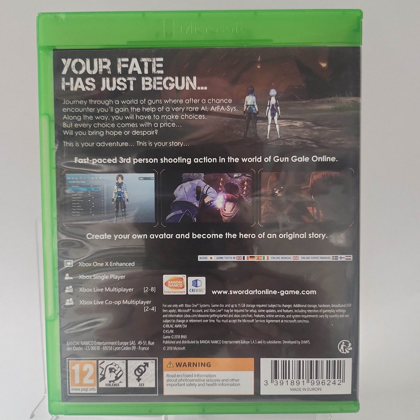 Sword Art Online Fatal Bullet (No Book) Xbox One - Feniks Gameshop