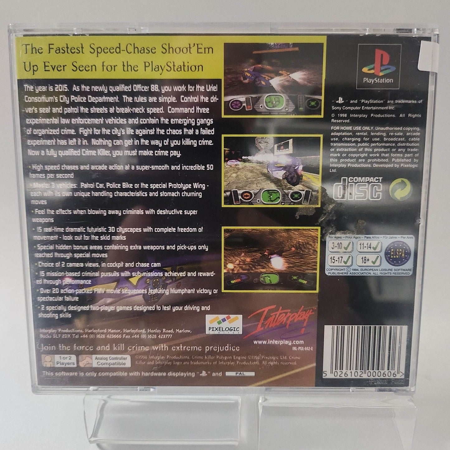 Crime Killer Playstation 1 - Feniks Gameshop