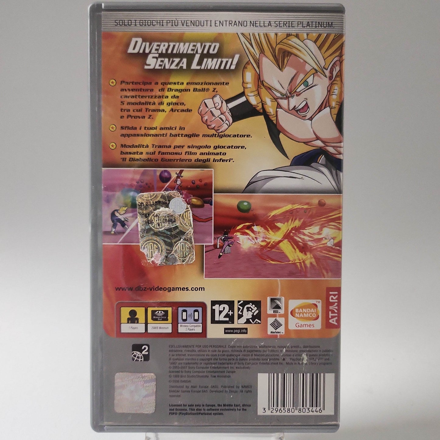 Dragon Ball Z Shin Budokai Platinum (No Book) Playstation Portable - Feniks Gameshop