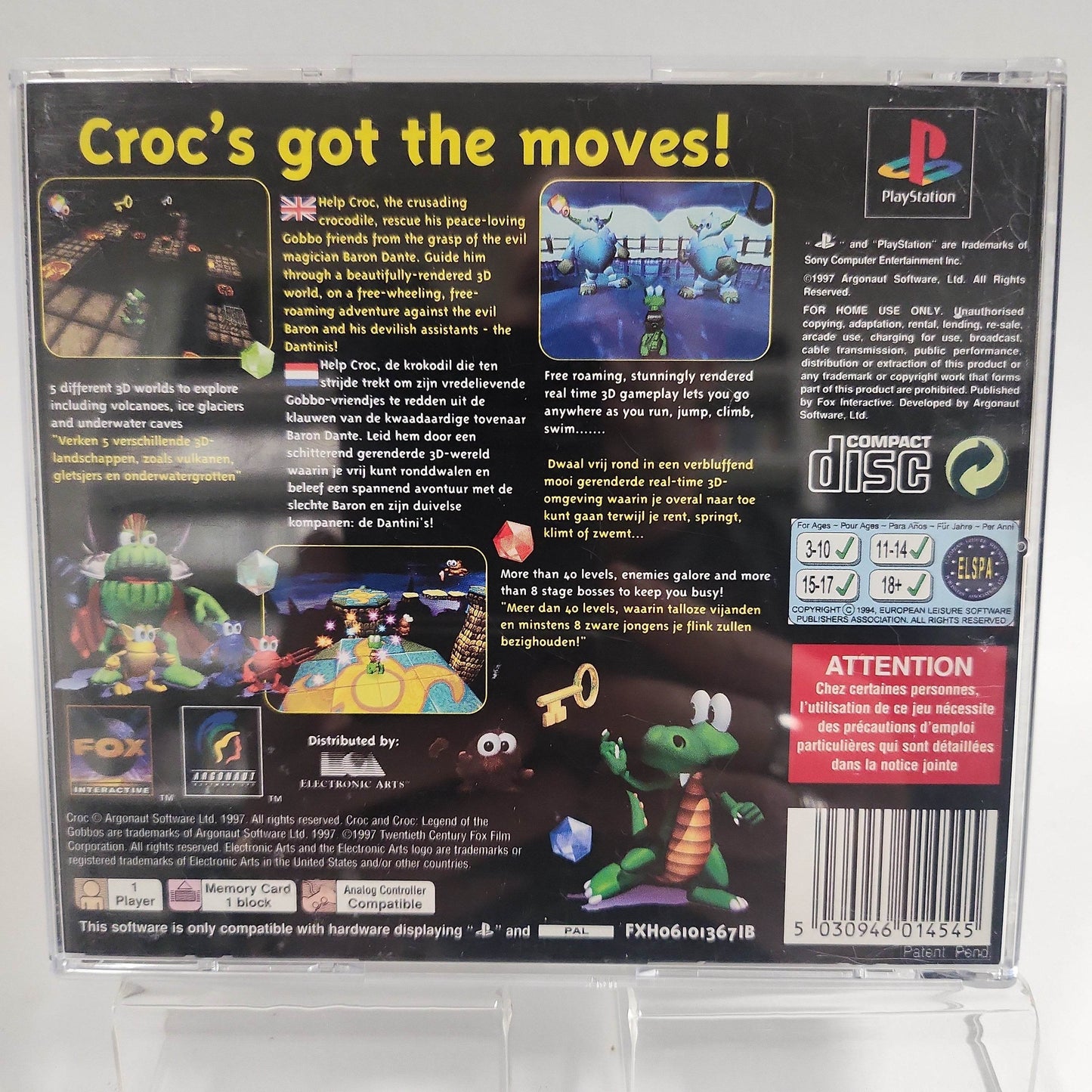 Croc Legend of the Gobbos Playstation 1 - Feniks Gameshop