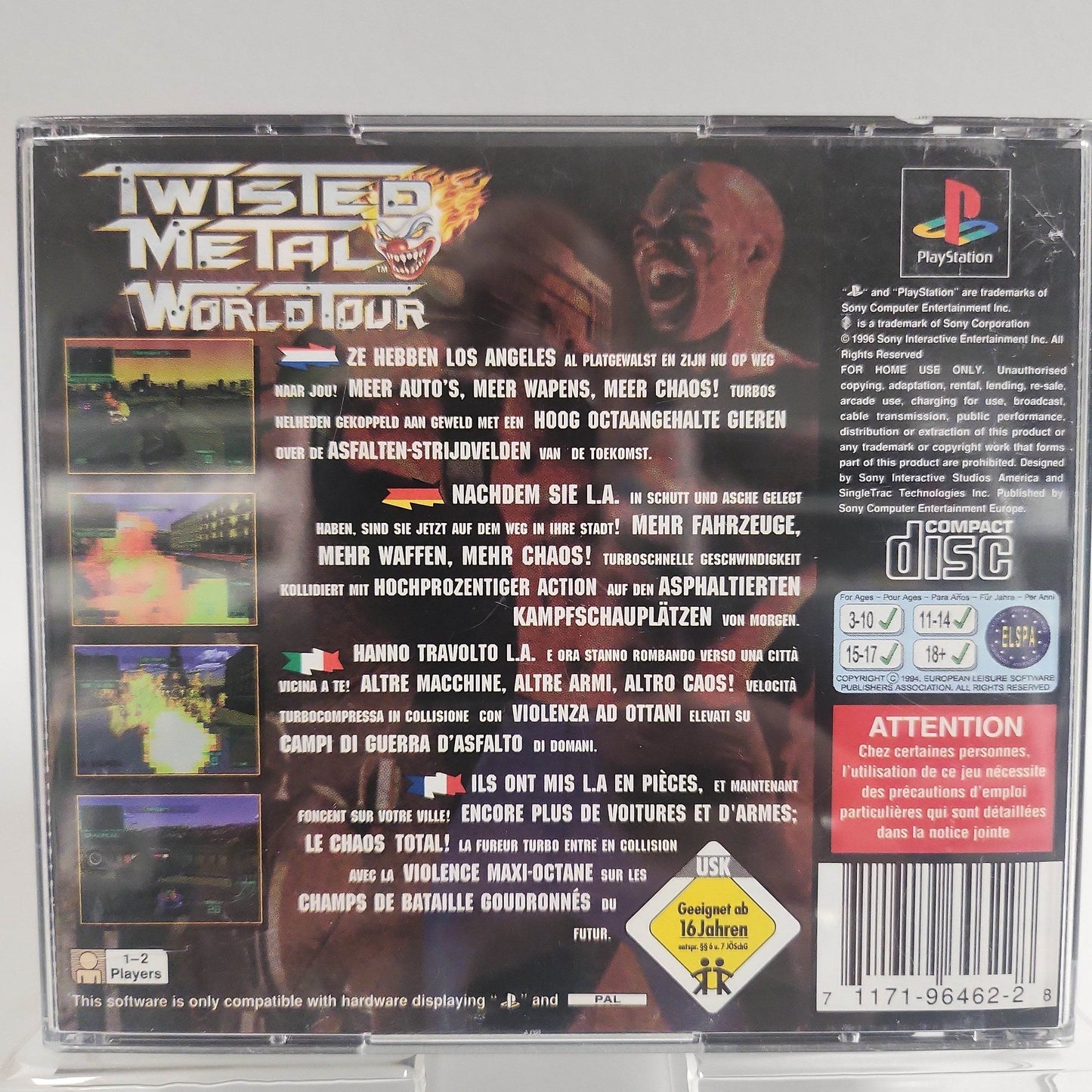 Twisted Metal World Tour Playstation 1 - Feniks Gameshop