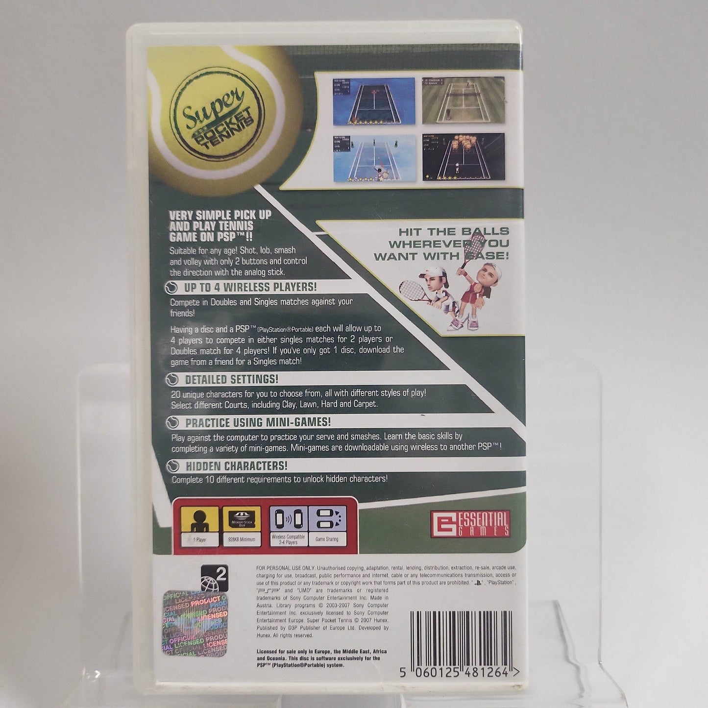 Super Pocket Tennis Playstation Portable - Feniks Gameshop