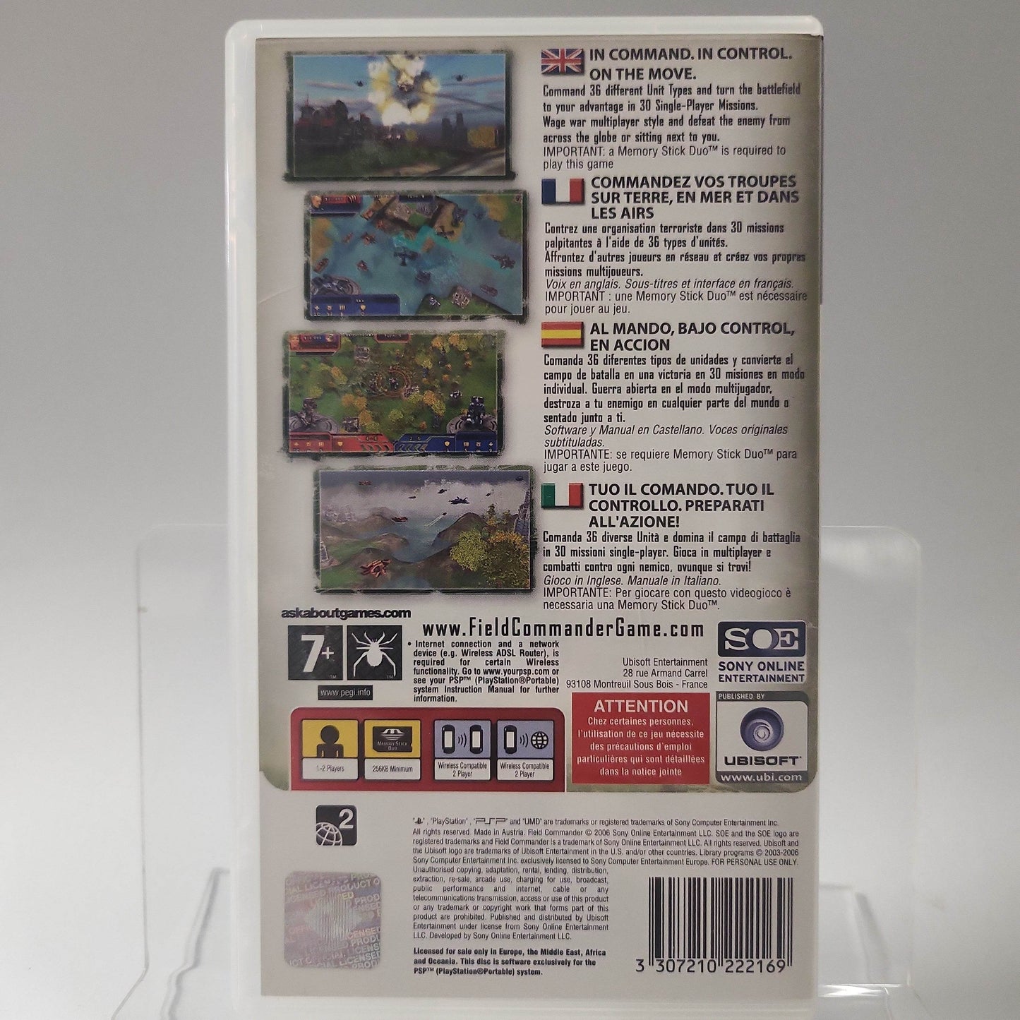 Field Commander Playstation Portable - Feniks Gameshop