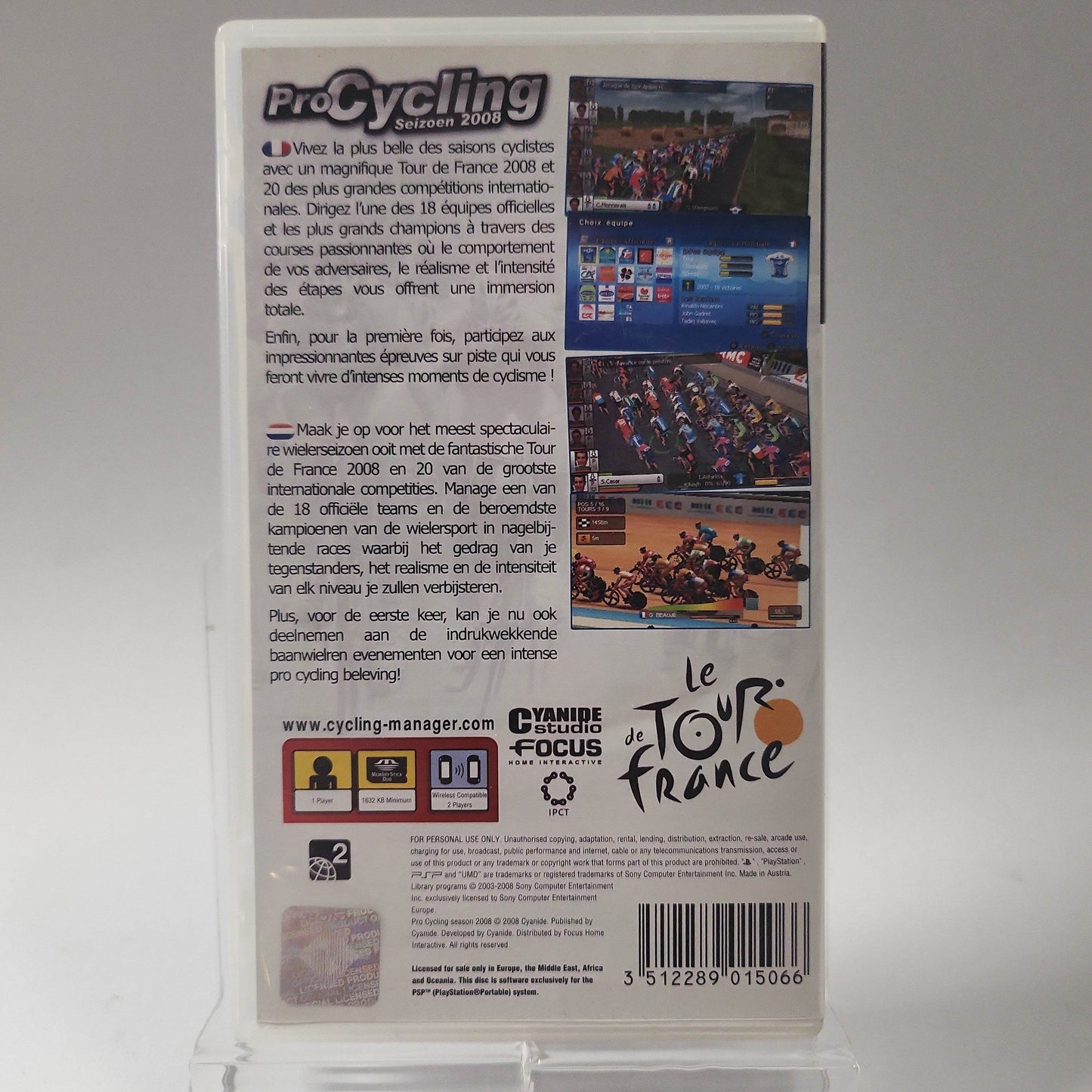 Pro Cycling Seizoen 2008 PSP - Feniks Gameshop