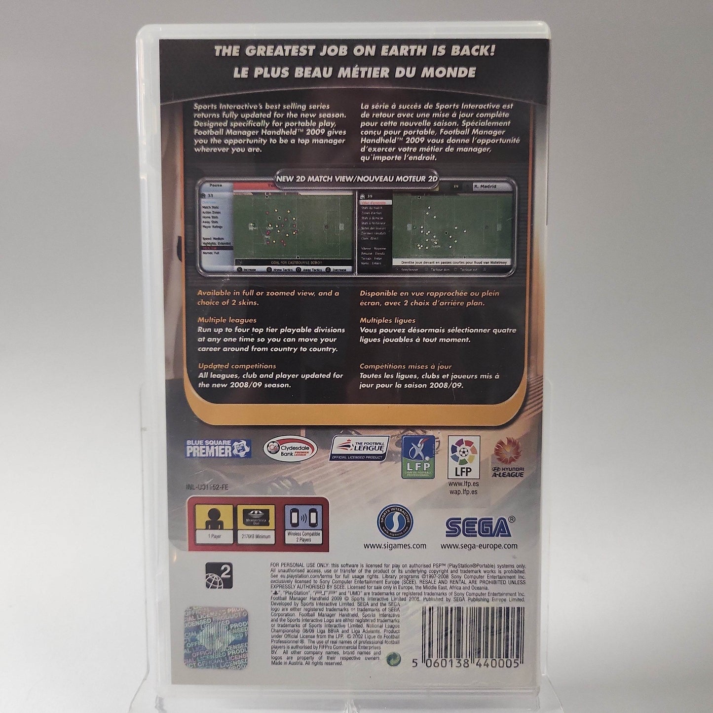 Football Manager Handheld 2009 PSP - Feniks Gameshop