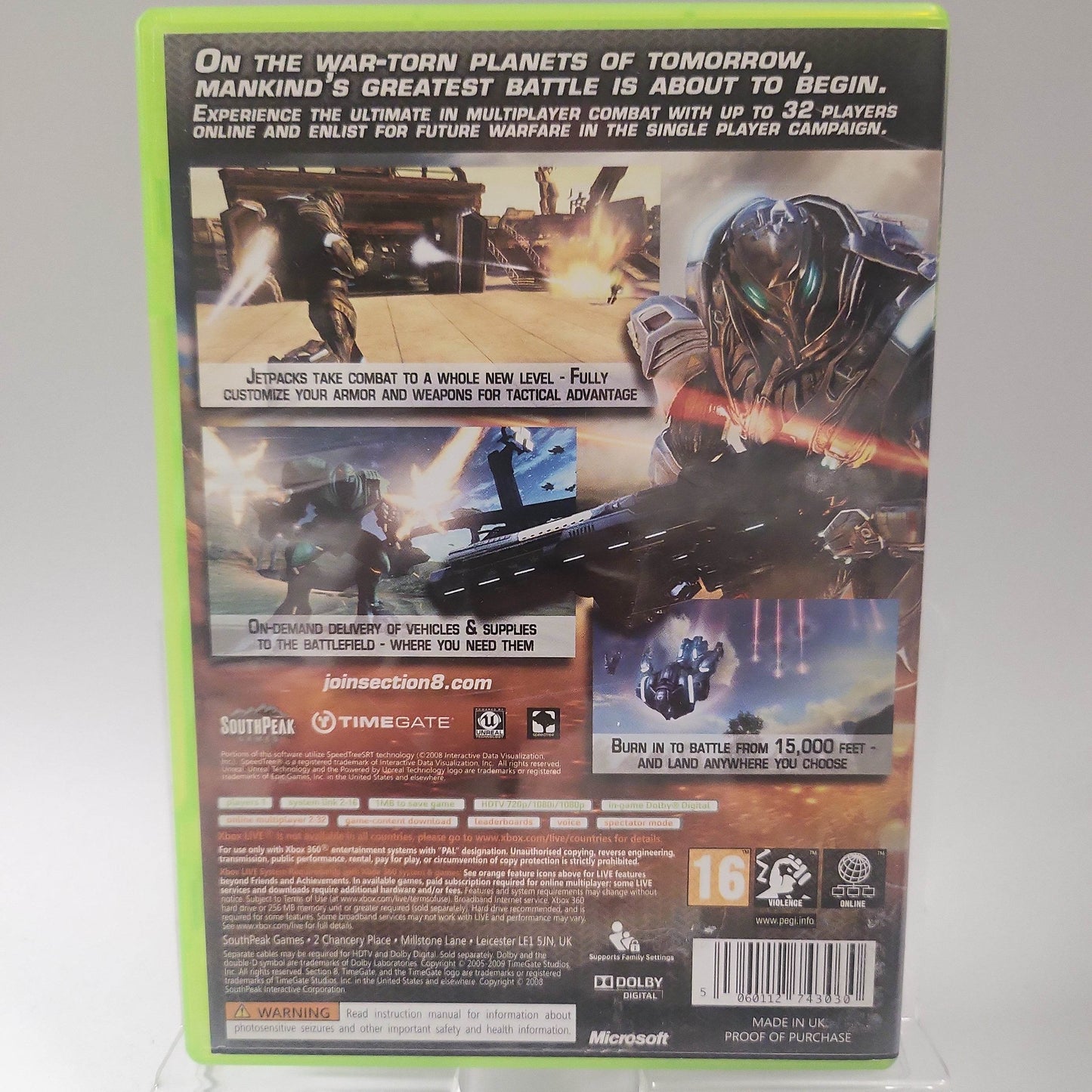 Section 8 Xbox 360 - Feniks Gameshop